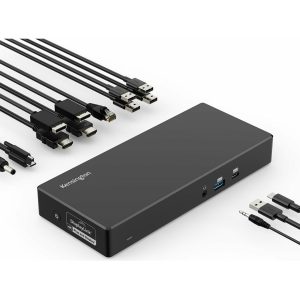 Kensington SD4781P - Estação de engate - USB-C - 2 x HDMI, 2 x DP++ - 1GbE