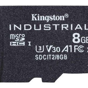 Kingston Industrial - Cartão de memória flash - 8 GB - A1 / Video Class V30 / UHS-I U3 / Class10 - microSDHC UHS-I