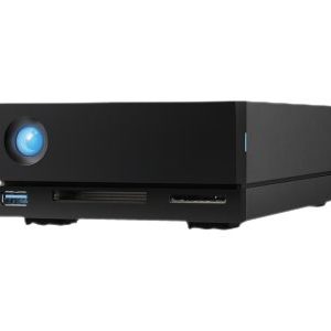 LaCie 1big Dock STHS8000800 - Matriz de disco rígido - 8 TB - 1 baias (SATA-600) - HDD 8 TB x 1 - Thunderbolt 3, USB…