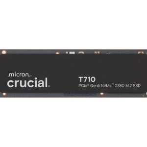 Crucial T710 - SSD - encriptado - 2 TB - interna - M.2 2280 - PCI Express 5.0 (NVMe) - TCG Opal Encryption 2.01