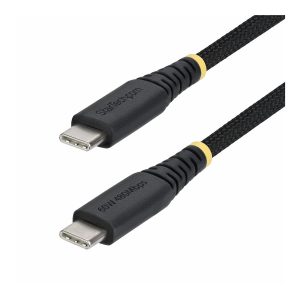 StarTech.com - Cabo USB - USB-C (M) para USB-C (M) - USB 2.0 - 3 A - 15 cm - USB Power Delivery (60W), suporte para…
