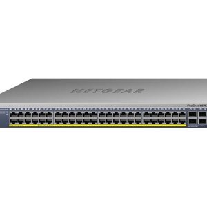 NETGEAR Smart GS752TP - Interruptor - L3 Lite - inteligente - 8 x 10/100/1000 (PoE+) + 40 x 10/100/1000 (PoE) + 4 x SFP…