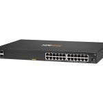 HPE Aruba 6100 24G Class4 PoE 4SFP+ - Interruptor - Administrado - 24 x 10/100/1000 + 4 x 1 Gigabit