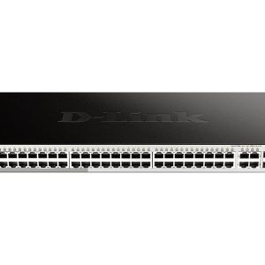 D-Link DGS 1210-52 - Interruptor - 48 x 10/100/1000 + 4 x SFP - desktop, montável em trilho - AC 100/230 V