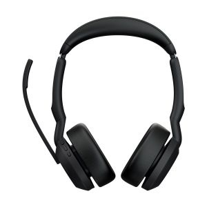 Jabra Evolve2 55 MS Stereo - Auscultadores - no ouvido - bluetooth - sem fios - cancelamento de ruído activo - USB-A -…
