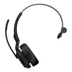 Jabra Evolve2 55 MS Mono - Auscultadores - no ouvido - bluetooth - sem fios - cancelamento de ruído activo - USB-C -…