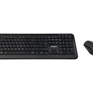 Targus - Conjunto de teclado e rato - combo - full size - sem fios - 2.4 GHz - AZERTY - Francês - preto