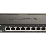 D-Link DGS 1100-08PV2 - Interruptor - inteligente - 8 x 10/100/1000 (PoE) - desktop - PoE (64 W)