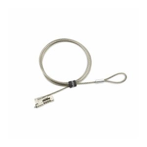 Kensington NanoSaver 2.0 EQ - Trancamento do cabo de segurança - combinação, reiniciável - prata - 1.8 m