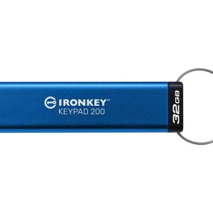Kingston IronKey Keypad 200 - Drive flash USB - encriptado - FIPS 140-3 Level 3 - 32 GB - USB 3.2 Gen 1