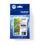 Brother LC422XL - Pack de 4 - preto, amarelo, azul cyan, magenta - original - tinteiro
