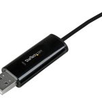 Startech 2 Port USB Keyboard Mouse Switch Cable w/ File Transfer for PC and Mac® - USB File Transfer Cable - Dual Port…