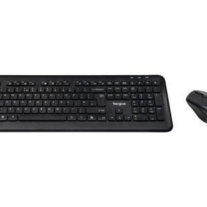 Targus - Conjunto de teclado e rato - combo - full size - sem fios - 2.4 GHz - QWERTY - Reino Unido - preto