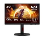 AOC Gaming 24G4ZR - Monitor LED - gaming - 24" (23.8" visível) - 1920 x 1080 Full HD (1080p) @ 240 Hz - Fast IPS -…