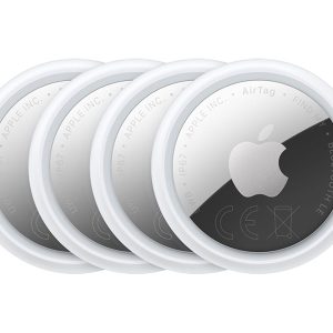 Apple AirTag (2nd generation) - Etiqueta Bluetooth anti-perda para telemóvel, tablet, relógio inteligente (pacote de 4)