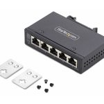 Startech 5-Port Unmanaged Industrial Ethernet Switch - IP30 - TAA - Interruptor - sem gestão - 5 x 10/100/1000Base-T -…