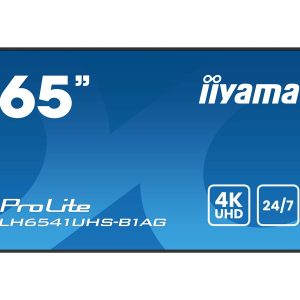 iiyama ProLite LH6541UHS-B1AG - 65" Classe Diagonal (64.5" visível) ecrã LCD com luz de fundo LED - sinalização digital…