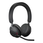 Jabra Evolve2 65 MS Stereo - Auscultadores - no ouvido - bluetooth - sem fios - USB-C - isolamento de ruído - preto -…