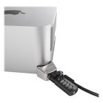 Compulocks Mac Studio Ledge Lock Adapter with Combination Cable Lock - Sistema de fechadura do cabo de segurança