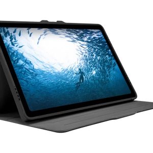 Targus Click-In - Capa flip cover para tablet - poliuretano termoplástico (TPU), policarbonato (PC) - preto