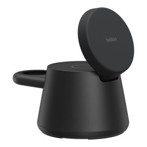 Belkin UltraCharge - Doca de carregamento - modular, Qi2 + adaptador de energia AC - 25 Watt - Ultra Fast Charge - preto