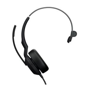 Jabra Evolve2 50 MS Mono - Auscultadores - no ouvido - com cabo - cancelamento de ruído activo - USB-C, USB-A -…