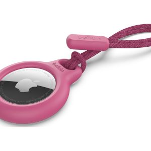 Belkin - Suporte de segurança com alça para etiqueta Bluetooth anti-perda - rosa