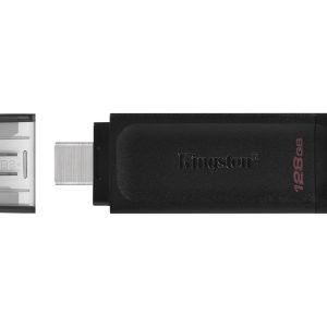 Kingston DataTraveler 70 - Drive flash USB - 128 GB - USB-C 3.2 Gen 1