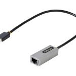 Startech USB to Ethernet Adapter, USB 3.0 to 10/100/1000 Gigabit Ethernet LAN Converter for Laptops, 1ft (30cm)…