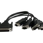 Startech 4 Port PCI Express RS232 Serial Adapter Card - Single-Lane PCI Express - Breakout Cable - RS232 Extension -…