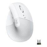 Logitech Lift for Business - Rato vertical - ergonómico - 6 botões - sem fios - Bluetooth, 2.4 GHz - recetor USB…