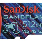 SanDisk GamePlay - Cartão de memória flash - 512 GB - A2 / Video Class V30 / UHS-I U3 - microSDXC UHS-I