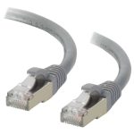 C2G Cat6a Booted Shielded (STP) Network Patch Cable - Cabo patch - RJ-45 (M) para RJ-45 (M) - 0.5 m - PTB - CAT 6a -…