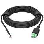 HP Poly - Cabo de microfone - JST para Phoenix de 3 pinos macho - 6 m - preto