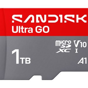 SanDisk Ultra GO - Cartão de memória flash - 1 TB - A1 / UHS-I U1 / Class10 - microSDXC UHS-I