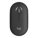 Logitech Pebble Mouse 2 M350s - Rato - óptico - 3 botões - sem fios - Bluetooth 5.2 LE - grafite tonal
