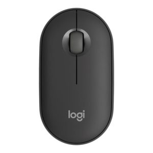 Logitech Pebble Mouse 2 M350s - Rato - óptico - 3 botões - sem fios - Bluetooth 5.2 LE - grafite tonal