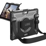 UAG Case for Microsoft Surface Go 3/Go 2/Go [10.5-inch] w/ Handstrap - Plasma Ice - Tampa posterior para tablet -…
