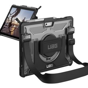 UAG Case for Microsoft Surface Go 3/Go 2/Go [10.5-inch] w/ Handstrap - Plasma Ice - Tampa posterior para tablet -…