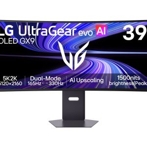 LG UltraGear evo AI 39GX950B-B - GX9 Series - monitor OLED - gaming - curvo - 39" (38.86" visível) - 5120 x 2160 5K2K…