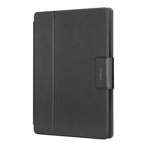 Targus Safe Fit Universal 360° Rotating - Capa flip cover para tablet - poliuretano - preto - 9" - 10.5"