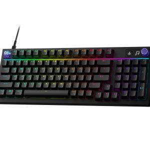 Logitech G G316 X 98 - Teclado - 98% - luz traseira - USB - QWERTY - Inglês Internacional - interruptor: Tactile - preto