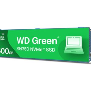 WD Green SN350 NVMe SSD WDS500G2G0C-00CDH0 - SSD - 500 GB - interna - M.2 2280 - PCIe 3.0 x4 (NVMe)