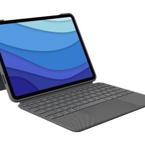 Logitech Combo Touch - Teclado e pasta de folio - com trackpad - retroiluminação - Apple Smart connector - QWERTY -…
