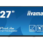iiyama ProLite T2755QSC-B1 - Monitor LED - 27" - ecrã de toque - 2560 x 1440 WQHD @ 75 Hz - IPS - 400 cd/m² - 1000:1 -…