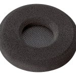 Poly - Almofada de ouvido para auricular - espuma - preto (pacote de 2) - Replaces Poly SKU 202997-02