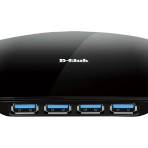 D-Link DUB 1340 - Hub - 4 x SuperSpeed USB 3.0 - desktop