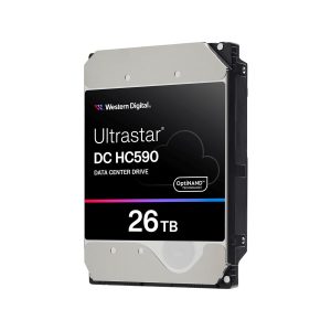 WD Ultrastar DC HC590 - Disco rígido - Centro de Dados - encriptado - 26 TB - interna - 3.5" - SAS 12Gb/s - 7200 rpm -…