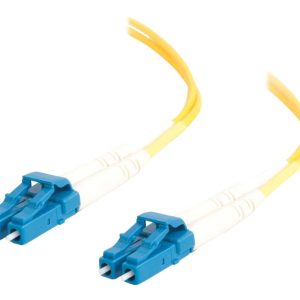 C2G LC-LC 9/125 OS1 Duplex Singlemode PVC Fiber Optic Cable (LSZH) - Cabo patch - monomodo LC (M) para monomodo LC (M)…