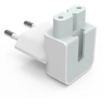 Vision - Adaptador de conector de alimentação - power IEC 60320 C7 para power CEE 7/7 - branco - Europa